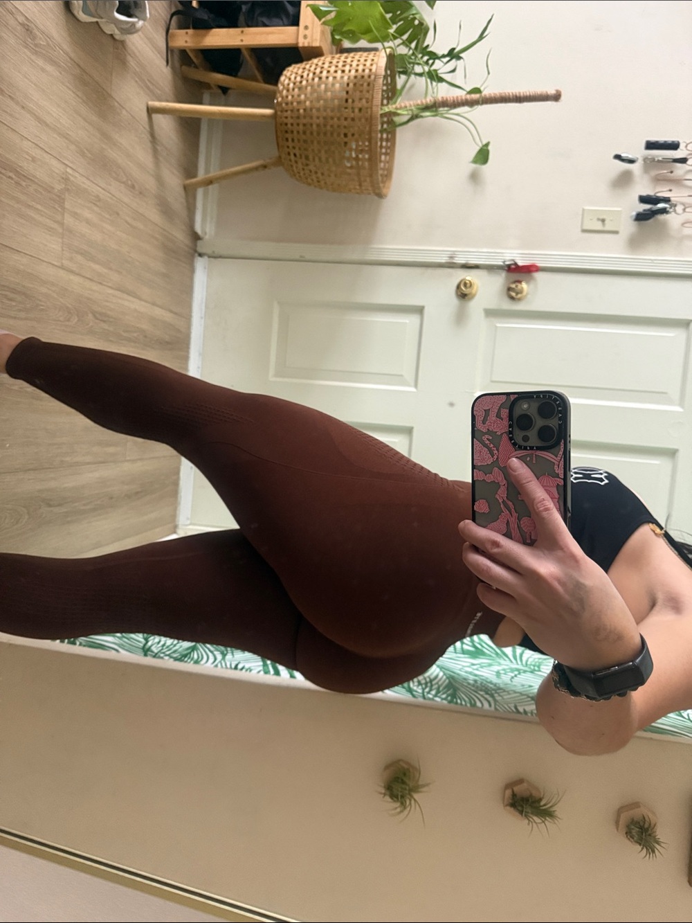 Alphalete Chocolate High-Rise Sculpting leggings